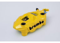 SUZUKI BRAKE CALIPER BREMBO GSX-S 1000 / F IN YELLOW; LEFT