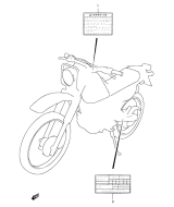 Suzuki AUFSCHRIFT (MODEL R/S/T/V/W)