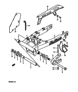 Suzuki HINTERER SCHWING ARM (MODEL K)
