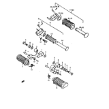SUZUKI, GS 1000 / 1979, FUSSSTÜTZE