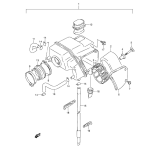 SUZUKI, DR 650 RSE / 1991, LUFTFILTER